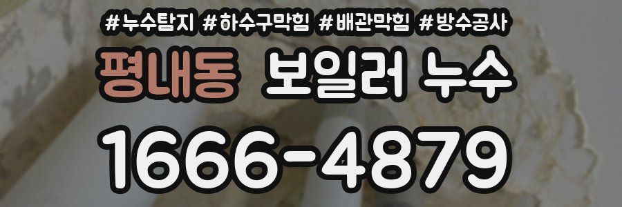 평내동 보일러 누수