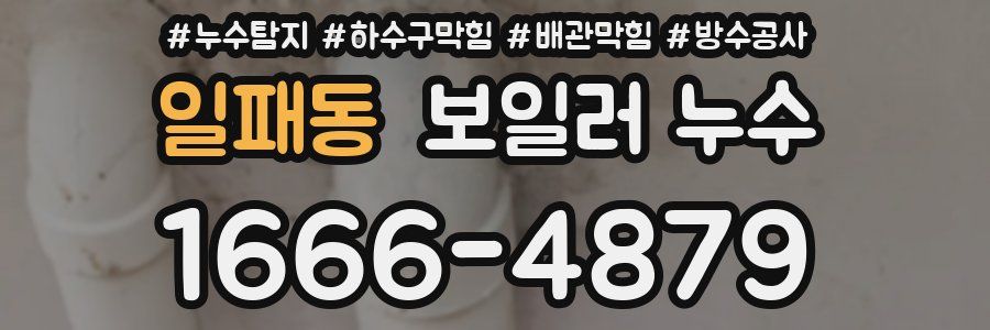 일패동 보일러 누수