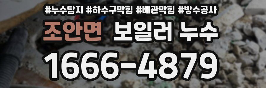 조안면 보일러 누수