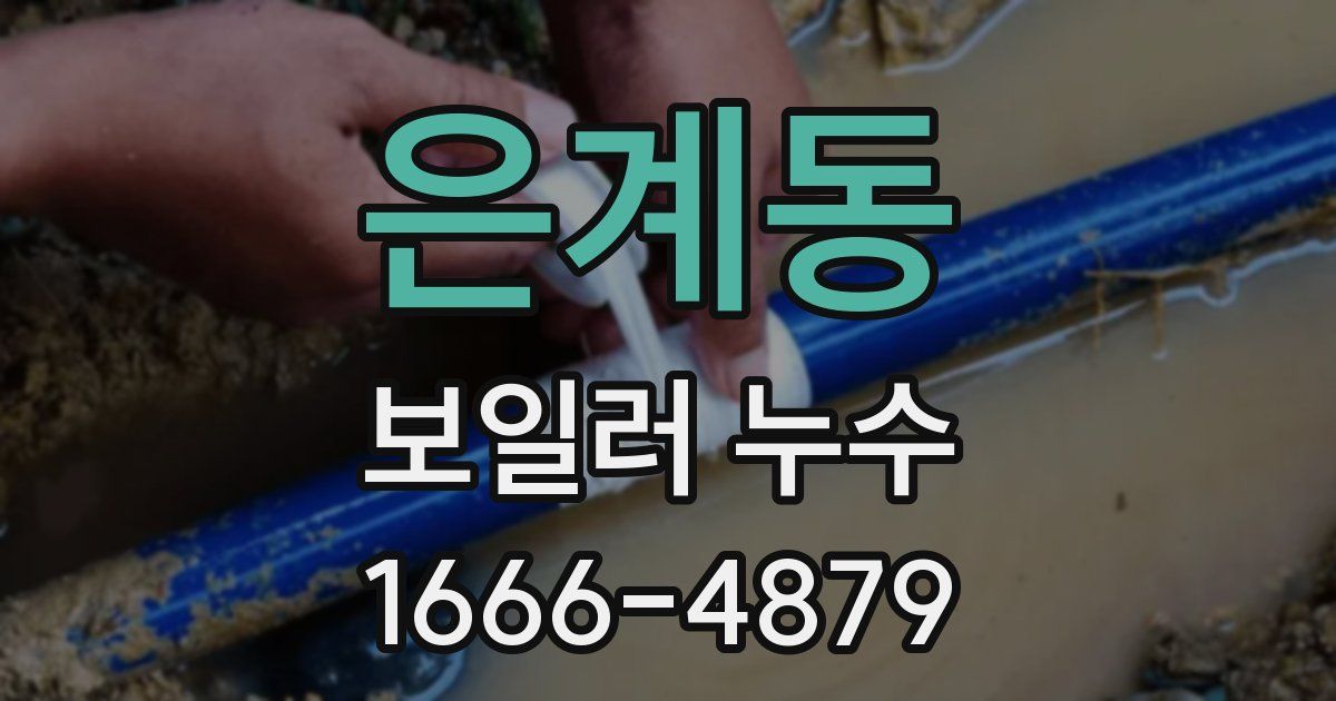 은계동 보일러 누수
