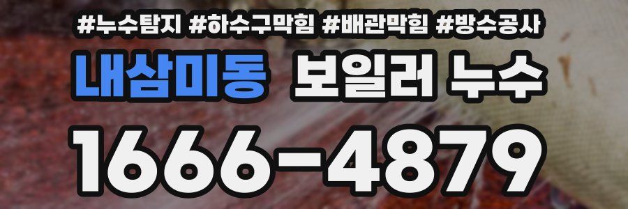 내삼미동 보일러 누수