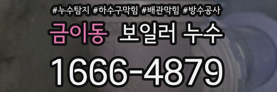 금이동 보일러 누수