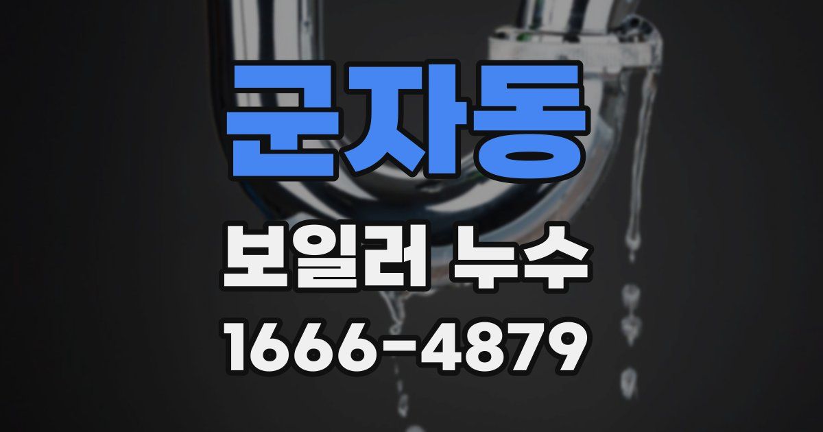 군자동 보일러 누수