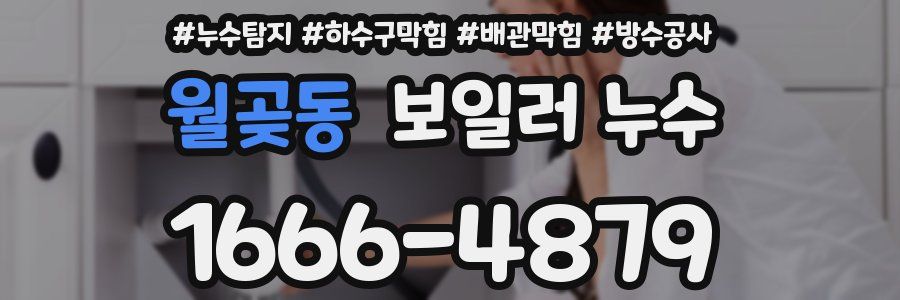 월곶동 보일러 누수