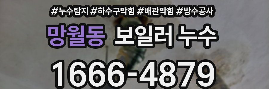 망월동 보일러 누수