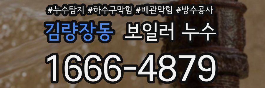 김량장동 보일러 누수