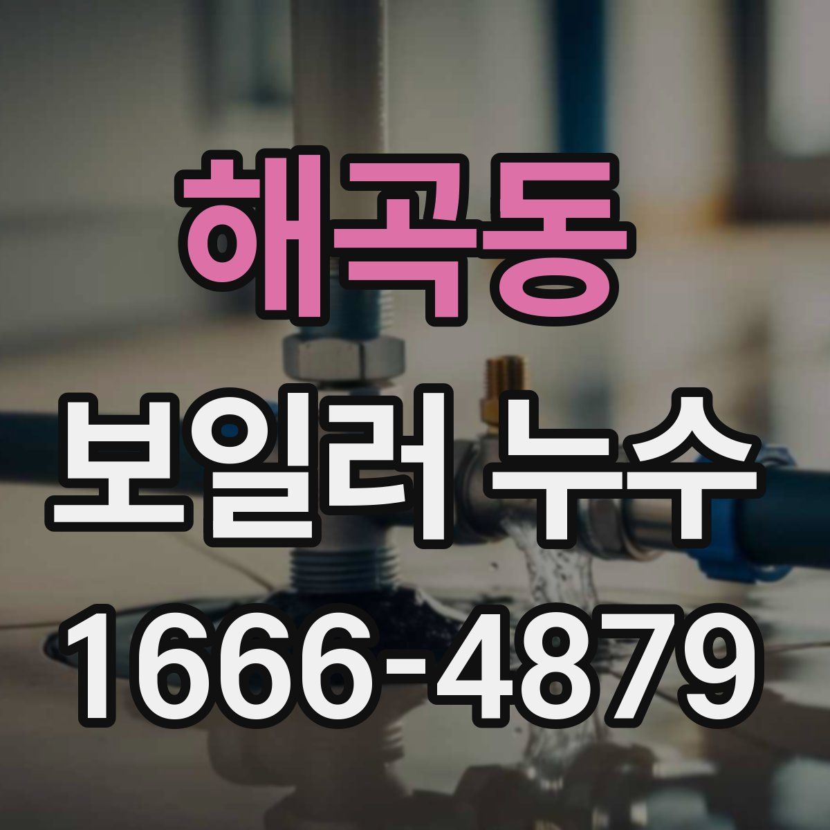 해곡동 보일러 누수