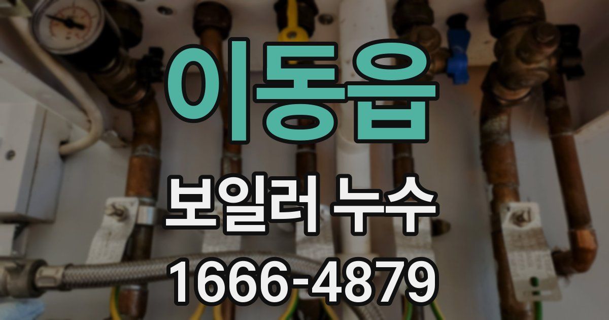 이동읍 보일러 누수