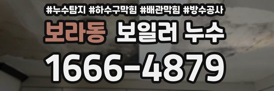 보라동 보일러 누수