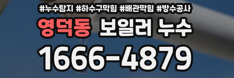영덕동 보일러 누수