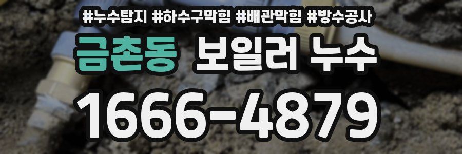 금촌동 보일러 누수