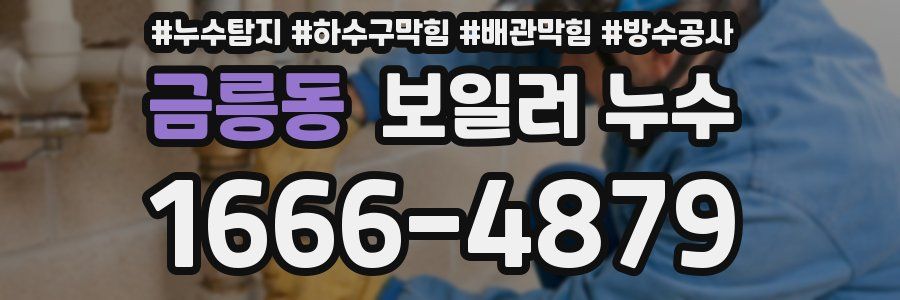 금릉동 보일러 누수