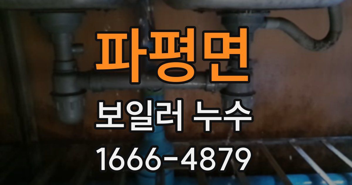 파평면 보일러 누수
