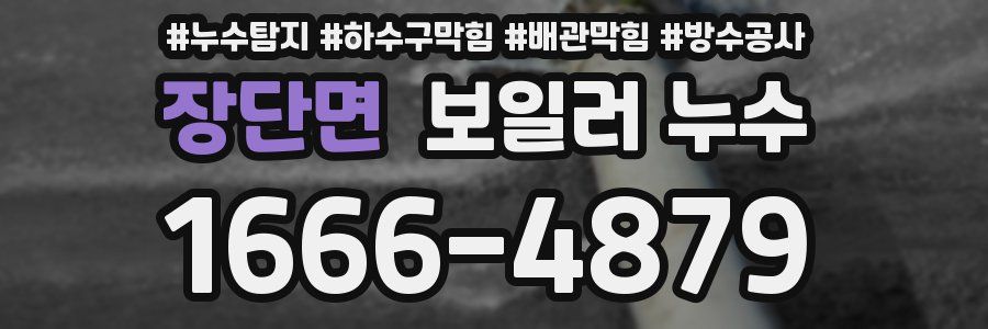 장단면 보일러 누수