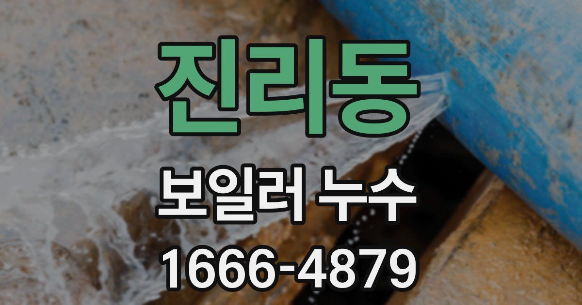 진리동 보일러 누수