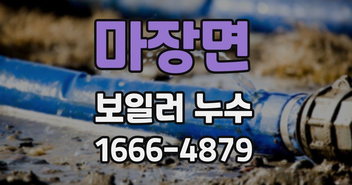 마장면 보일러 누수