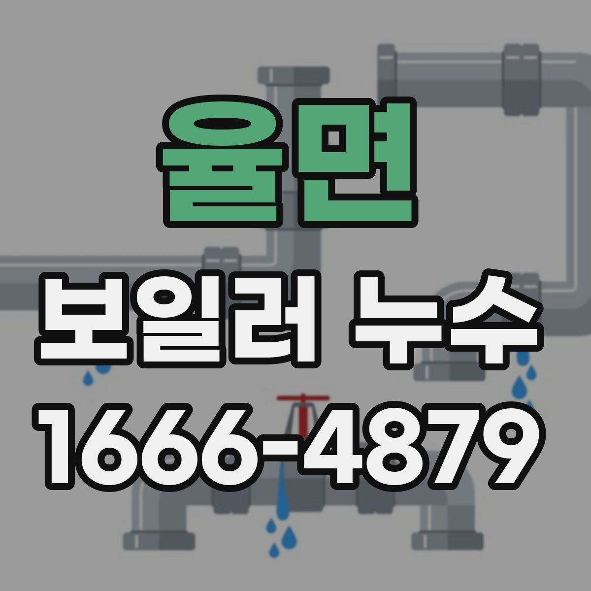 율면 보일러 누수