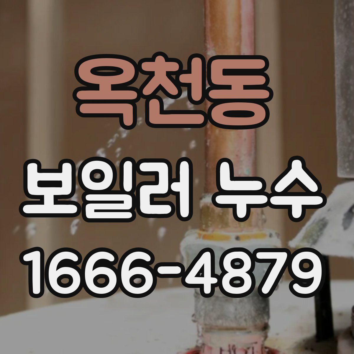옥천동 보일러 누수