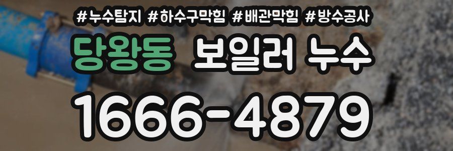 당왕동 보일러 누수