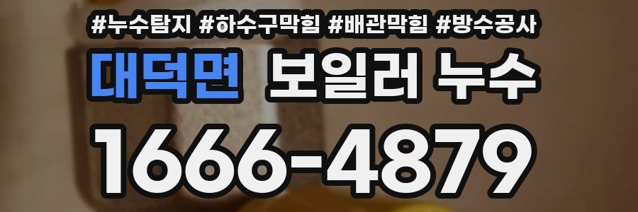 대덕면 보일러 누수