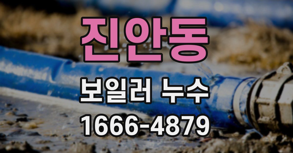 진안동 보일러 누수