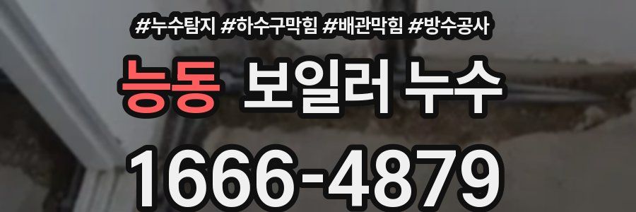 능동 보일러 누수