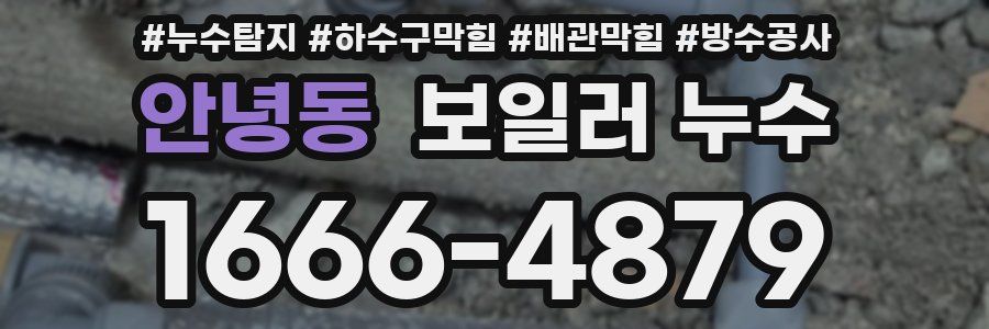 안녕동 보일러 누수