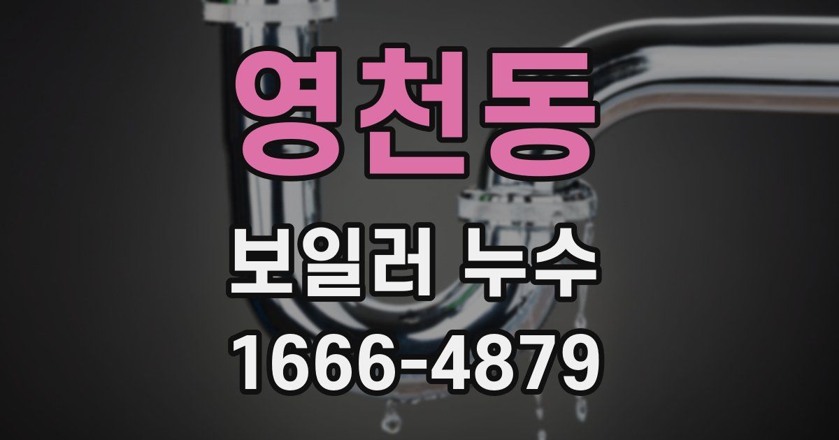 영천동 보일러 누수