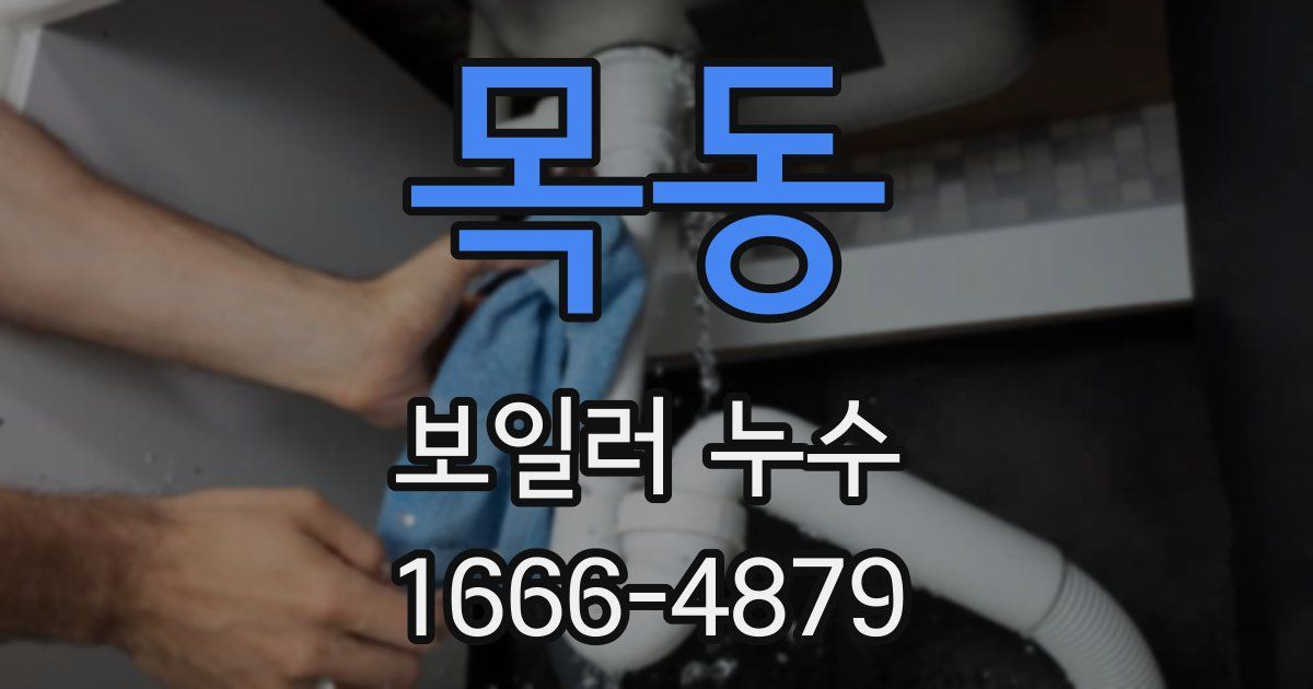목동 보일러 누수