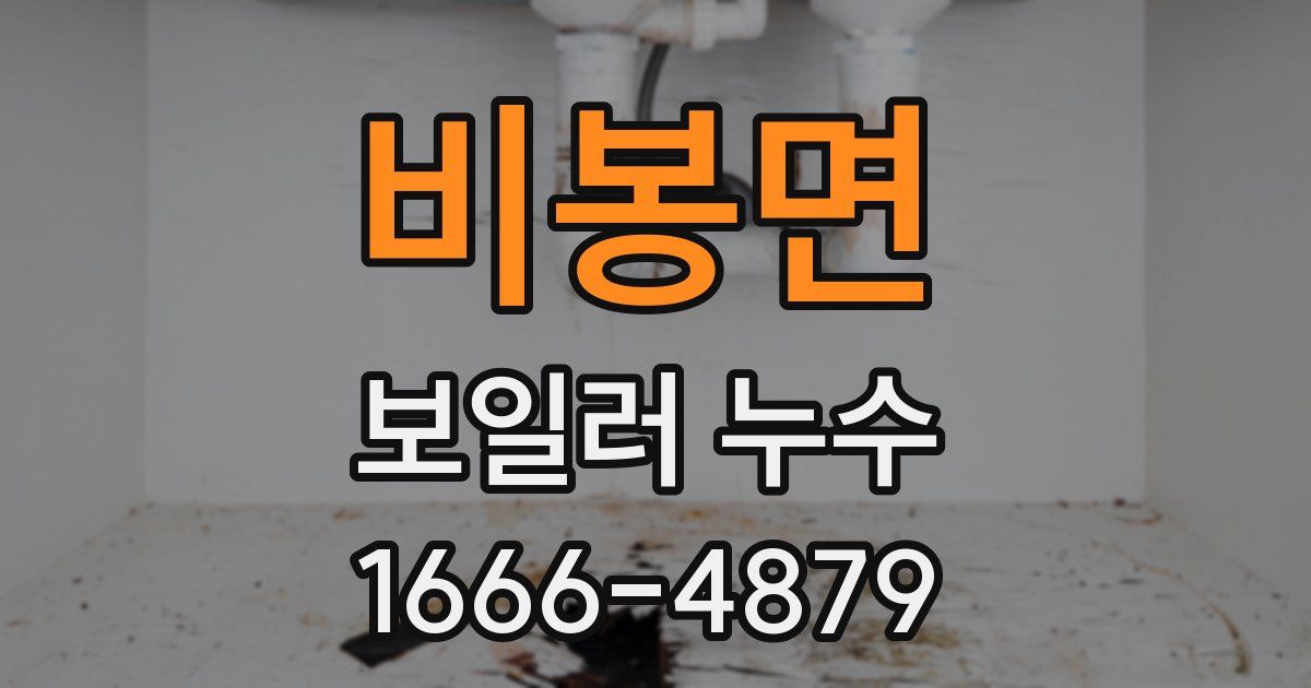 비봉면 보일러 누수