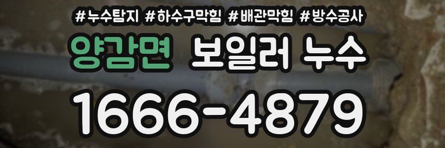 양감면 보일러 누수