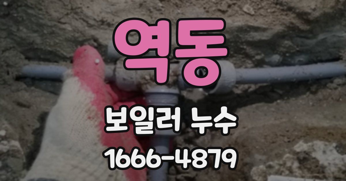 역동 보일러 누수