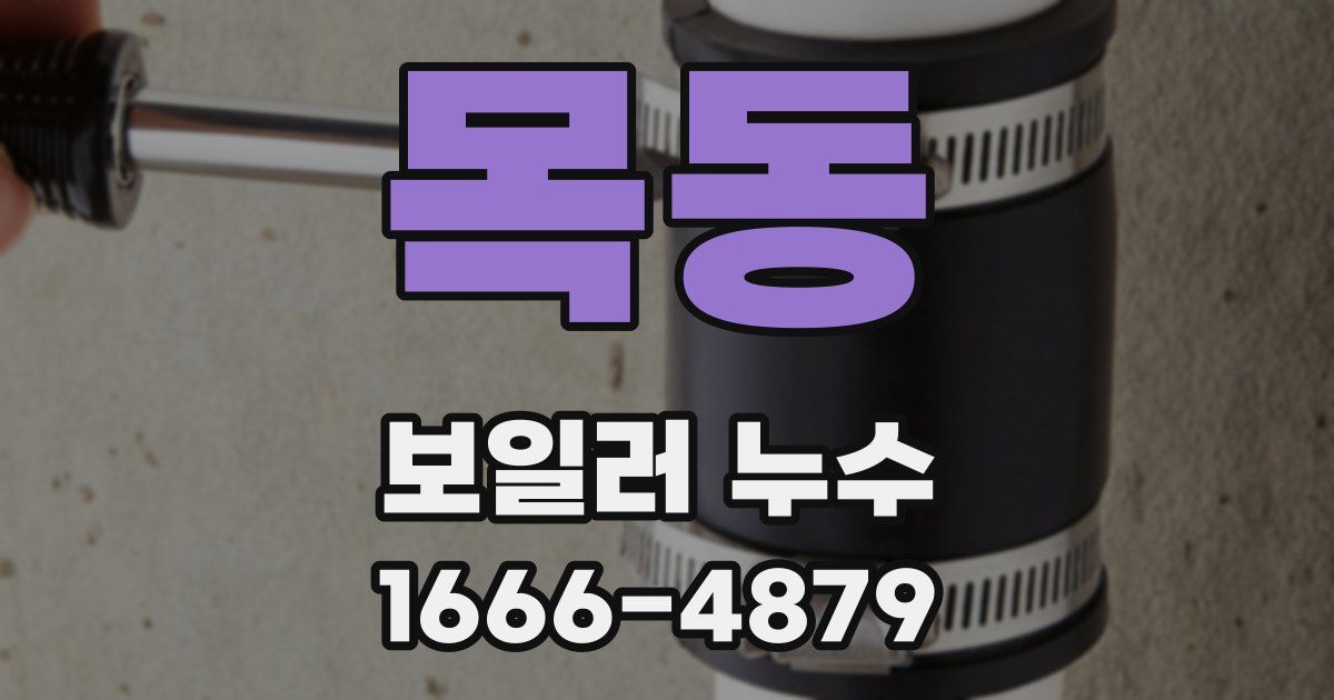 목동 보일러 누수