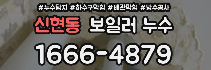 신현동 보일러 누수