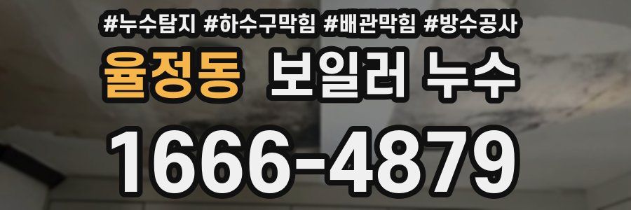 율정동 보일러 누수