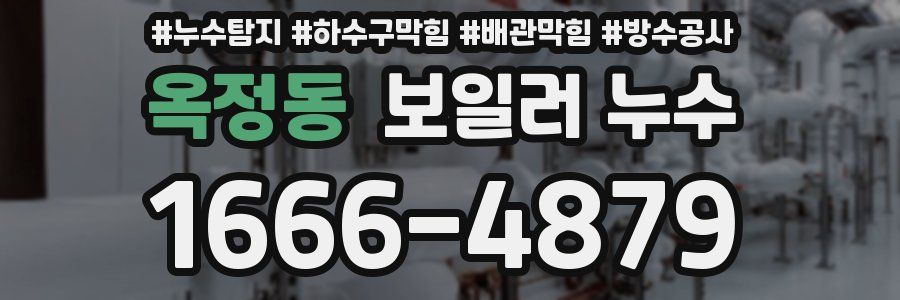 옥정동 보일러 누수