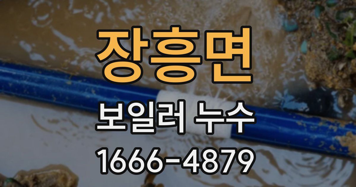 장흥면 보일러 누수