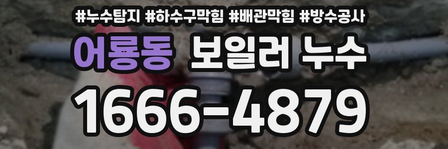 어룡동 보일러 누수