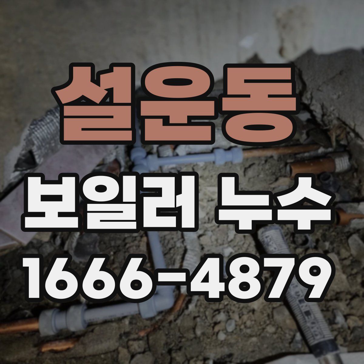 설운동 보일러 누수
