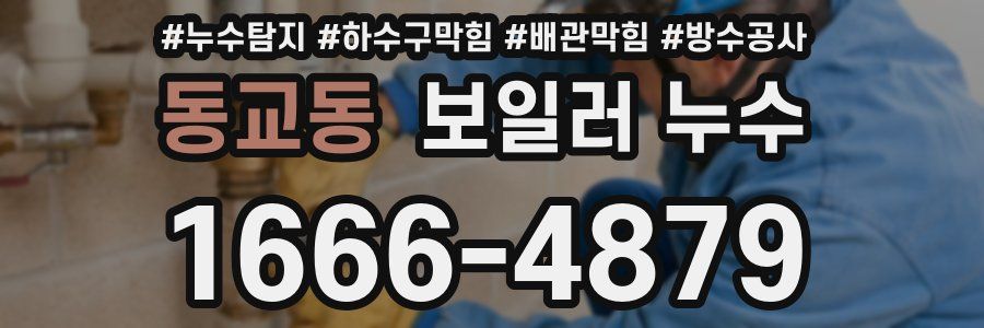 동교동 보일러 누수