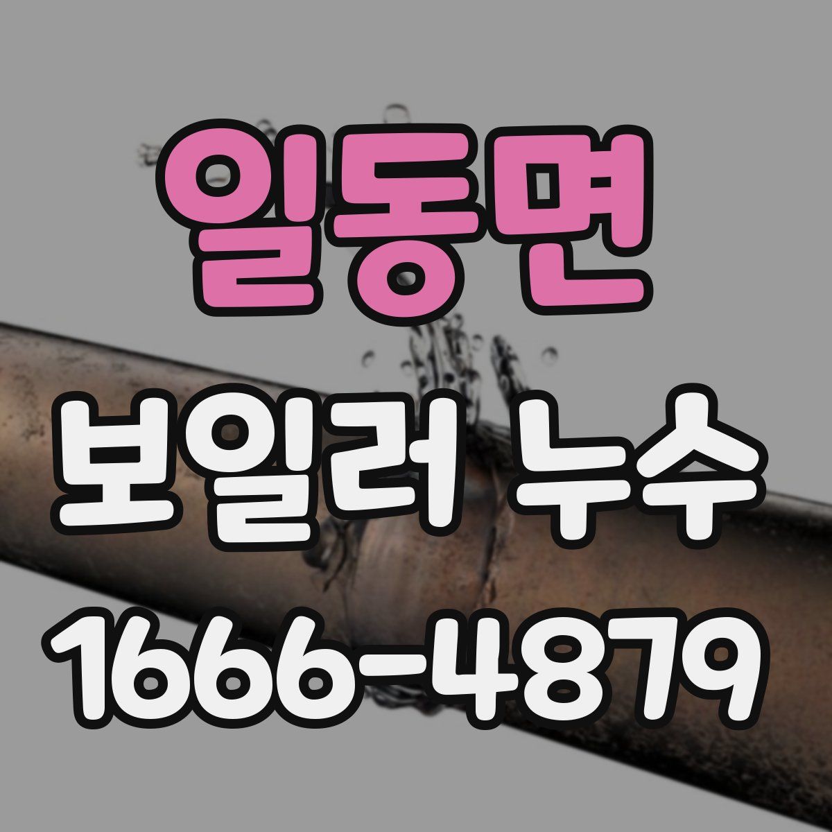일동면 보일러 누수