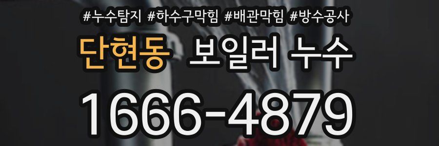 단현동 보일러 누수