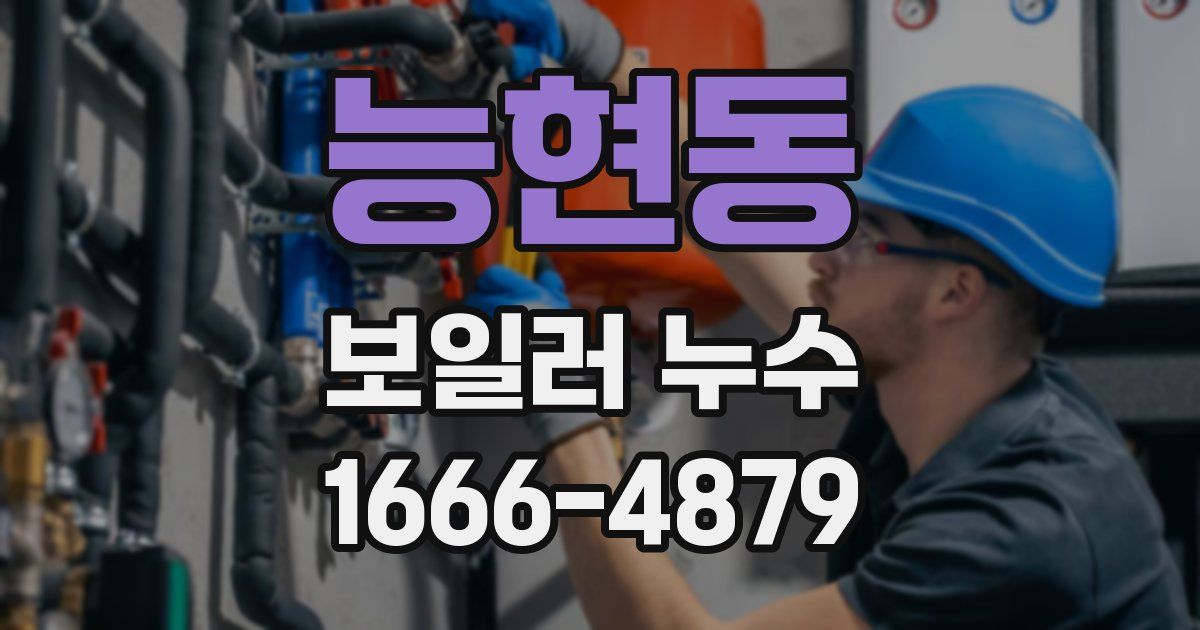 능현동 보일러 누수