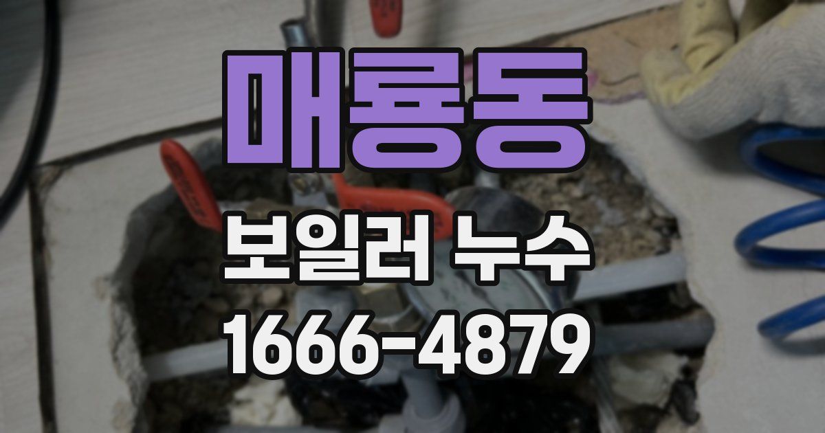 매룡동 보일러 누수