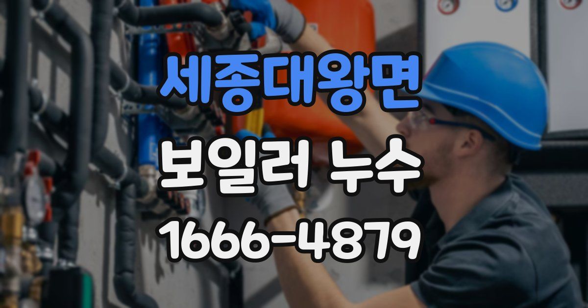 세종대왕면 보일러 누수