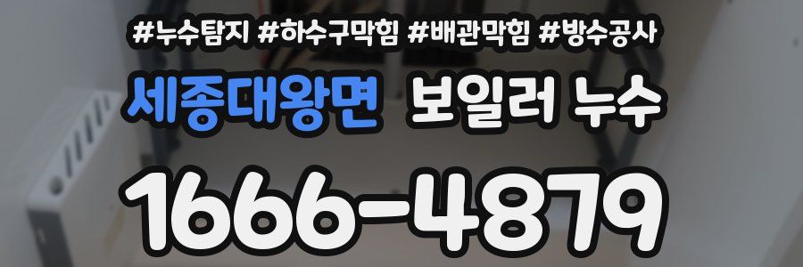 세종대왕면 보일러 누수