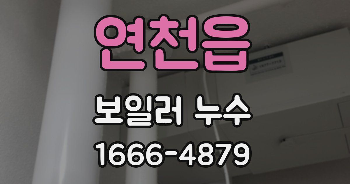 연천읍 보일러 누수