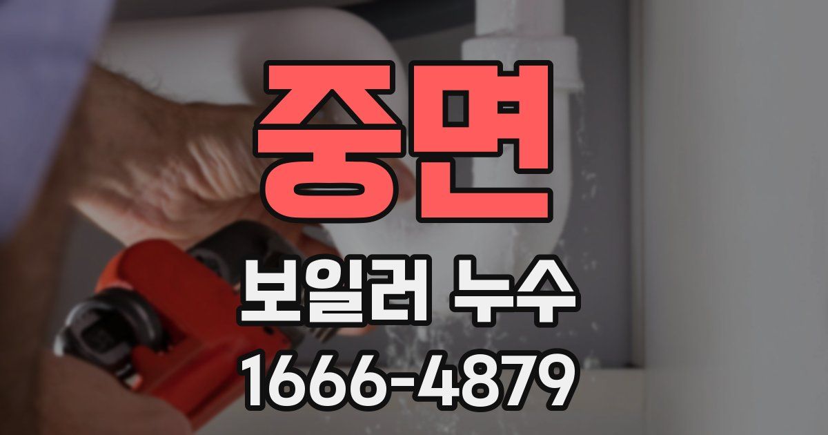 중면 보일러 누수