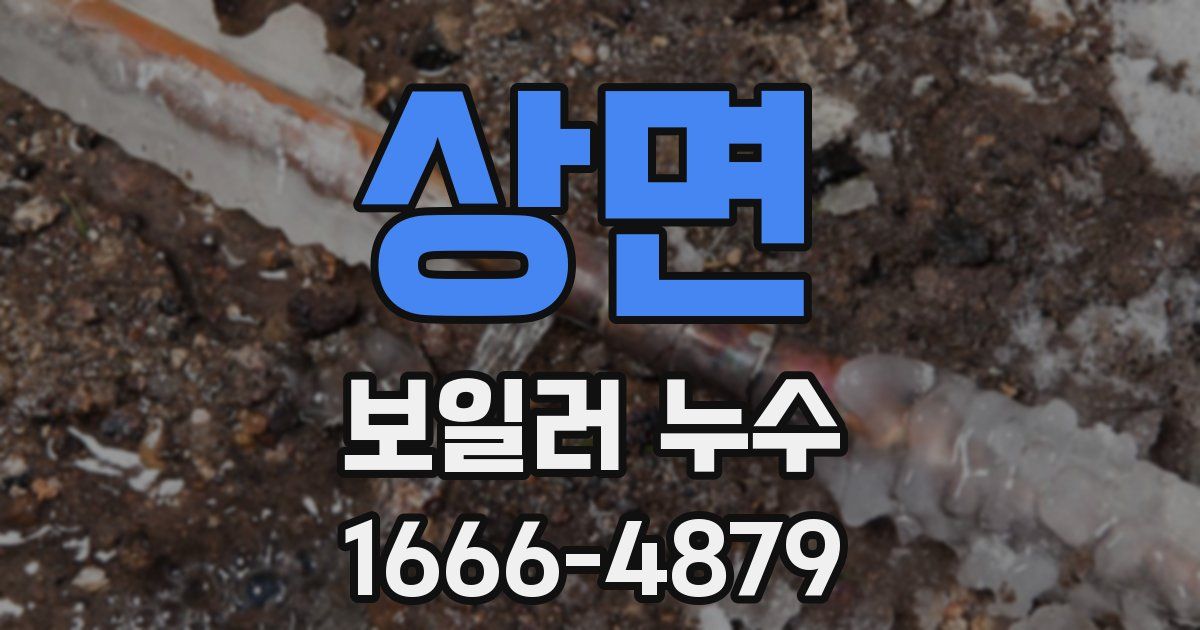 상면 보일러 누수