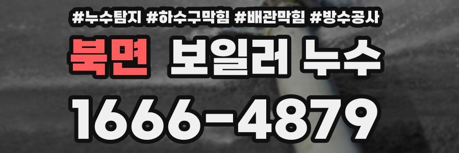 북면 보일러 누수